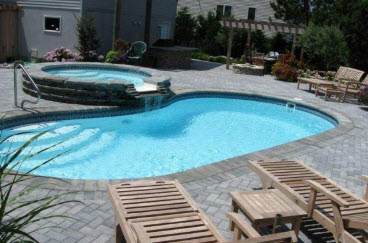 What Are Spillover Spas  Spillover Spas for Inground Pools